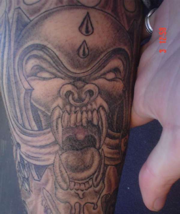 INFERNO - Closeup 2 tattoo
