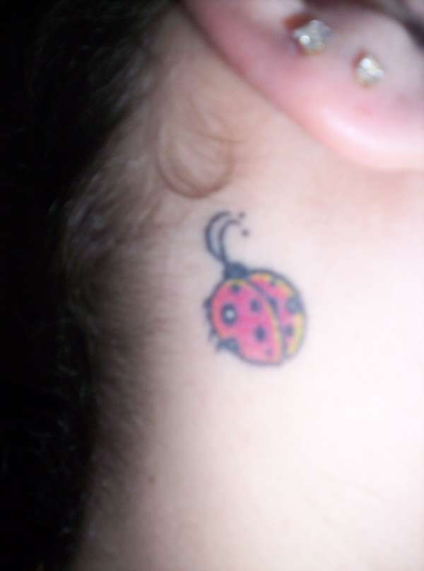 Ladybug tattoo