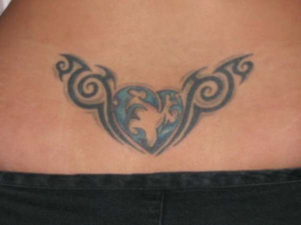 Heart w/ Tribal tattoo