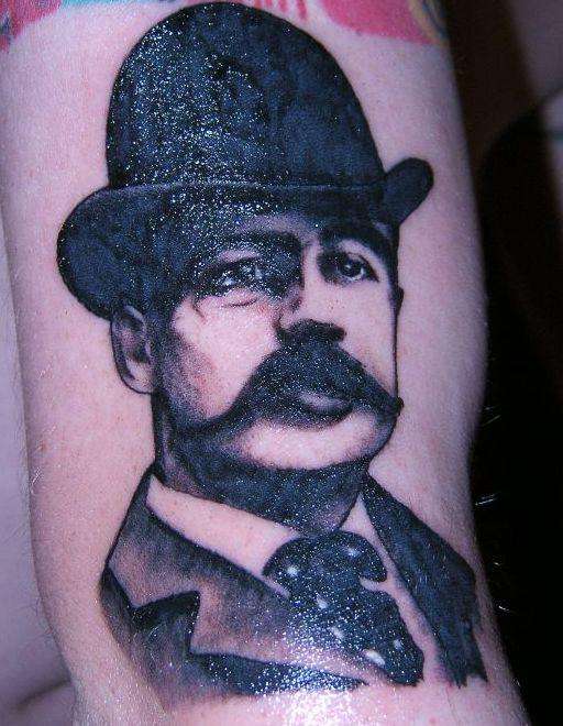 H.H. Holmes tattoo