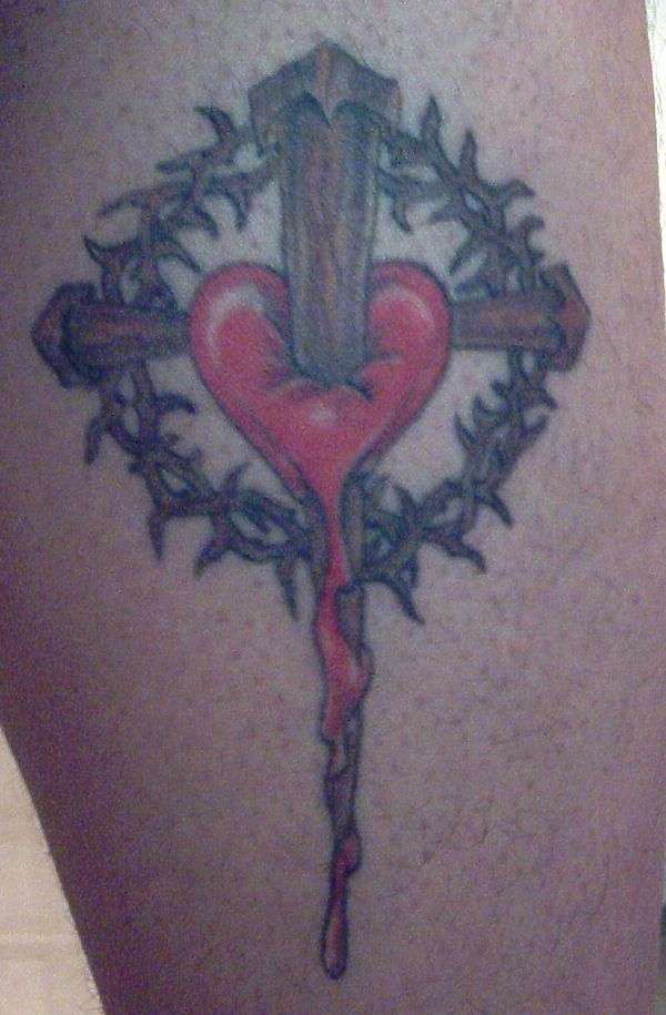 Cross of Spikes tattoo