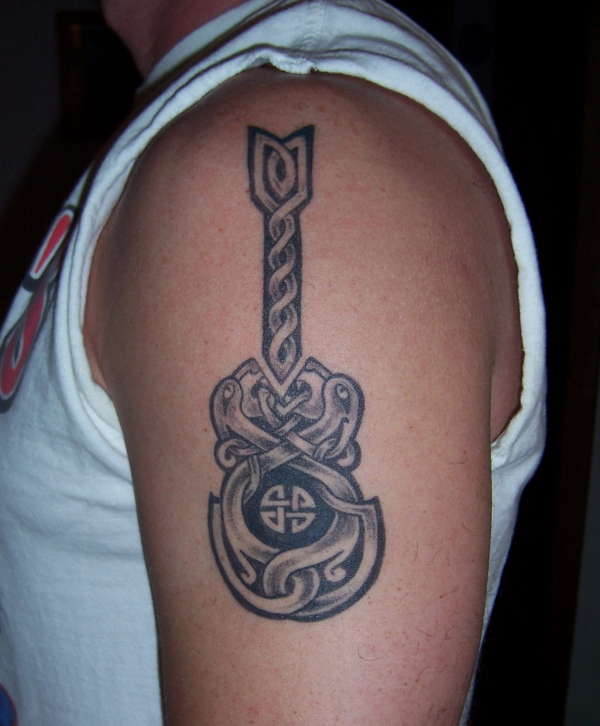 Celtic Guitar tattoo