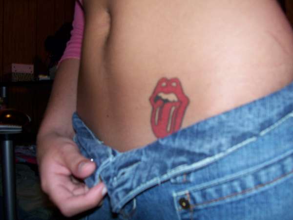 stones tongue tattoo