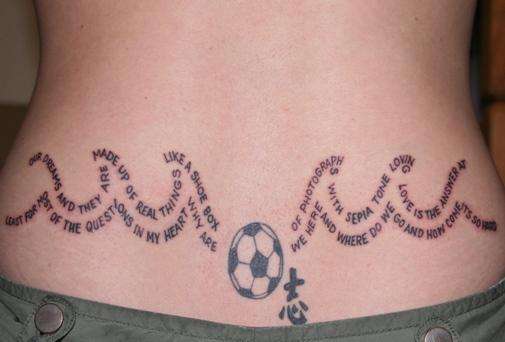 Jack Johnson and Soccer tattoo