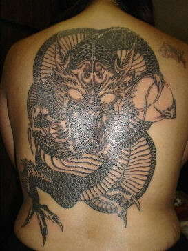 Dragon Backpiece by PAUL JAMISON from WWW.TATTOOPAUL.COM tattoo
