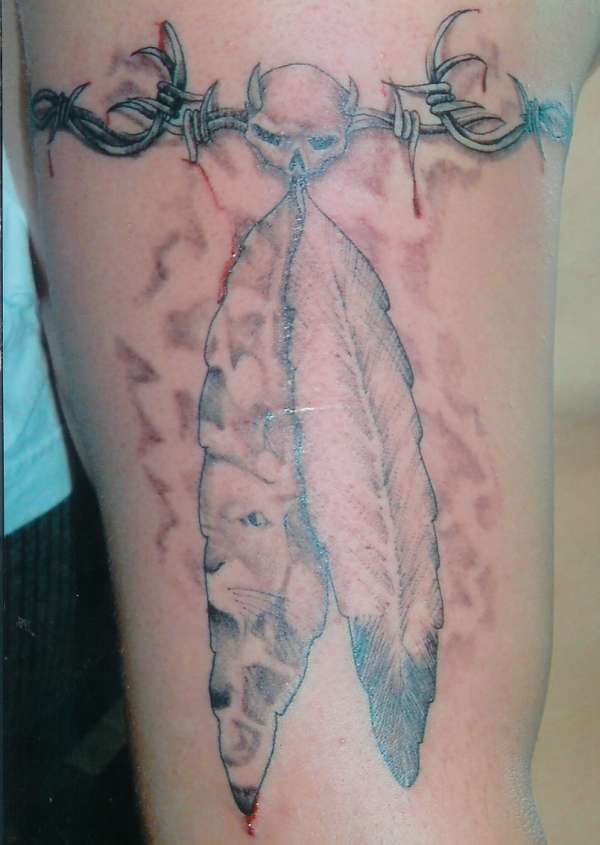 feather tattoo