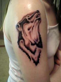 Wolfie tattoo