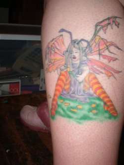 sad fairy tattoo