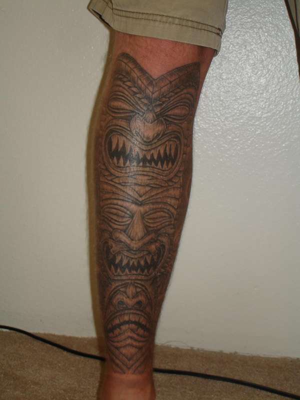 leg sleeve tattoo