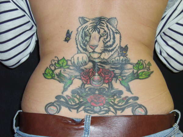 White Tiger tattoo