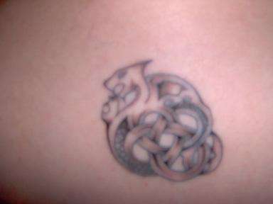 Celtic Dragon Knot tattoo