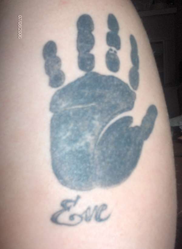 Eve's Hand tattoo