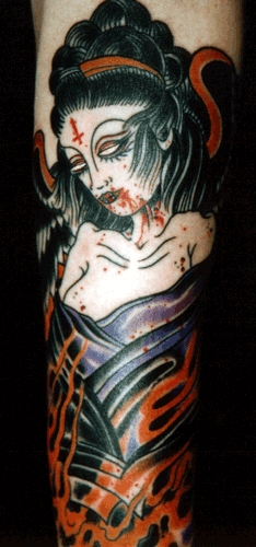 fallen angel/vamp/bertha tattoo