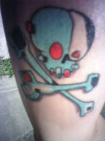 Skull n Bones tattoo