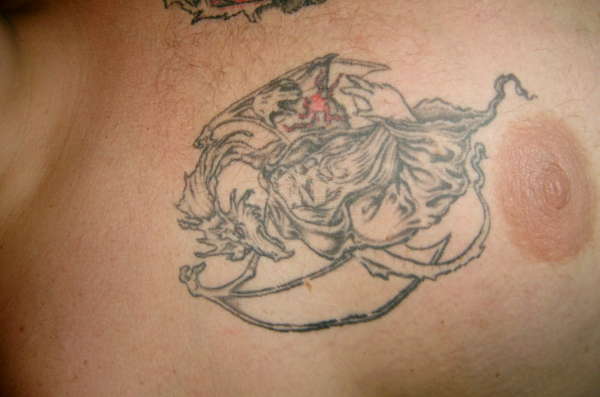 wizard with dragon tattoo