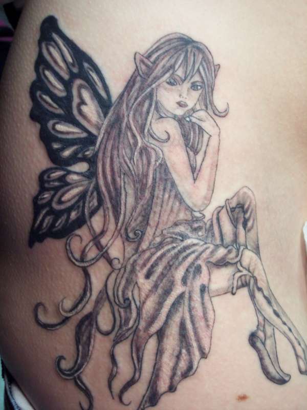 Fairy i did by Charlie tattoo