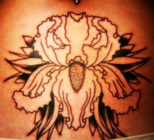 My first tattoo, on my belly. tattoo