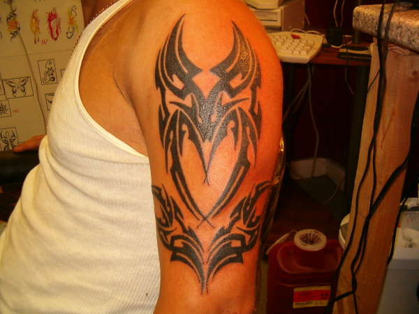 Arm tribal tattoo