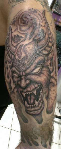 devil art tattoo