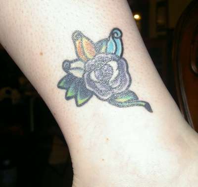 Rose n 3 buds tattoo