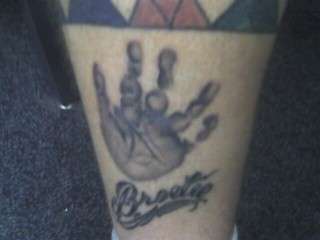Brodies Handprint tattoo