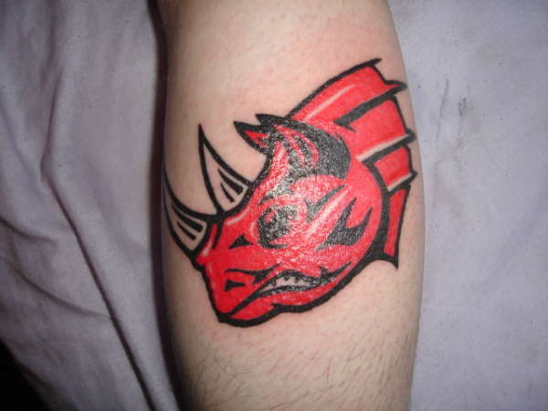 rhinos tattoo