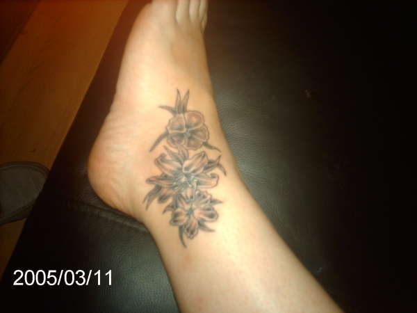 Three Flowers tattoo