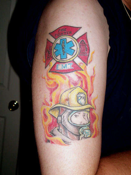 Firefighter tattoo