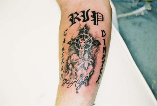 In Memory of Cameron Dimmick tattoo