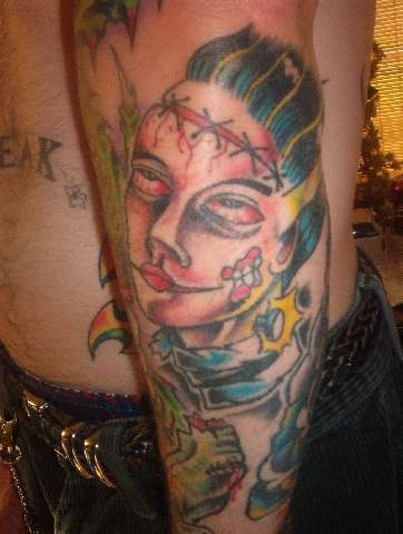 Bride Of Frankenstien tattoo