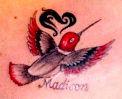 humming bird tattoo