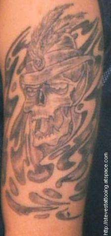 Skull tattoo