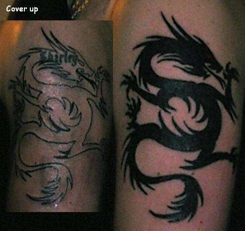 Cover ex-wife name tattoo