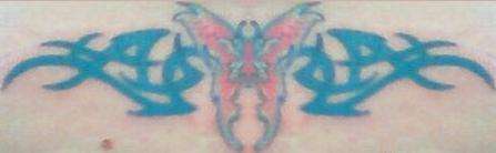 Butterfly no black. tattoo