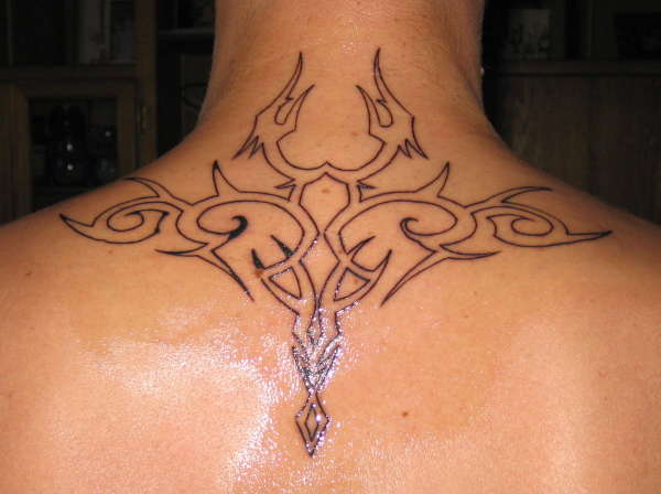 Tribal Scorpion tattoo