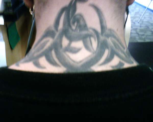 neck piece tattoo