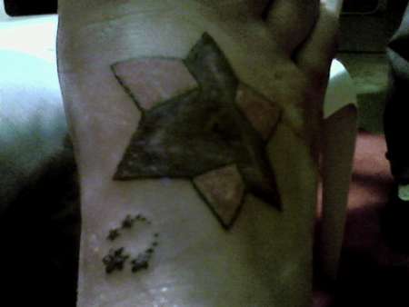 3d star tattoo