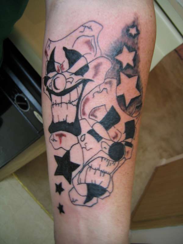 clowns tattoo