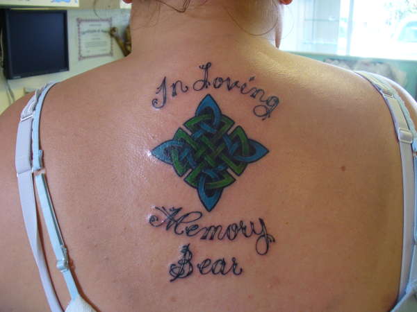 Celtic memory of Bear tattoo