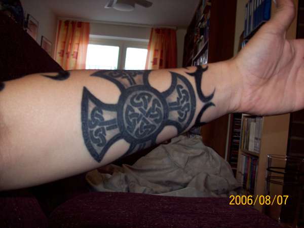 celtic iron cross tattoo