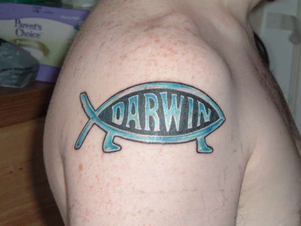 Darwin fish tattoo
