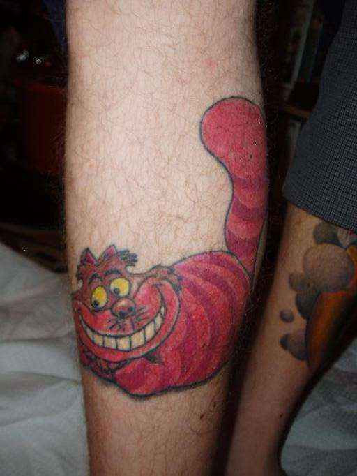 Cheshire Cat tattoo