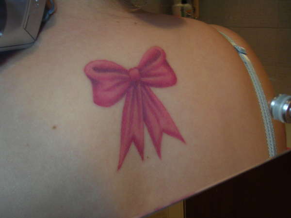 Pink Bow tattoo