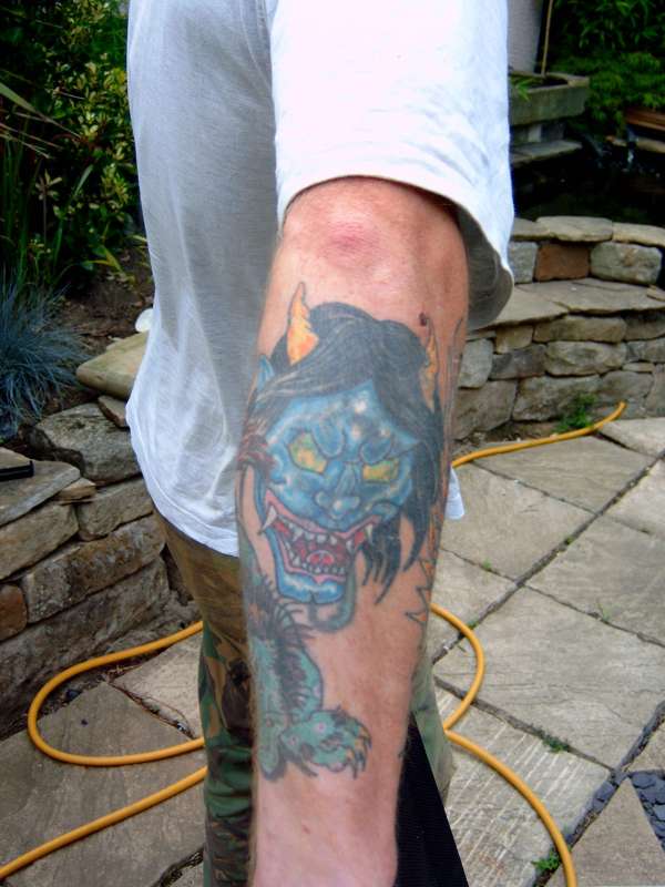 demon tattoo