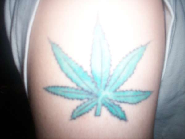 Pot Leaf tattoo