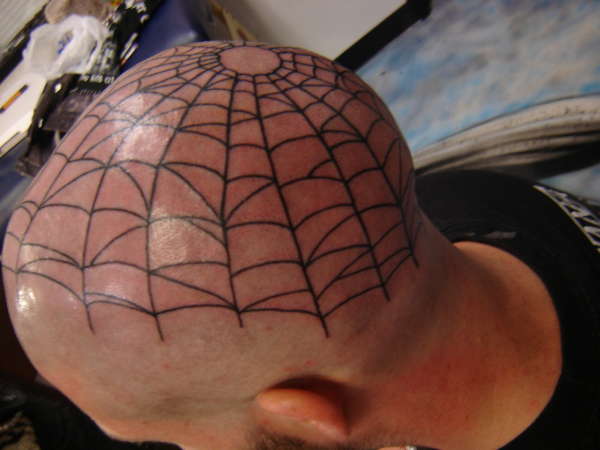 Spider-Web tattoo