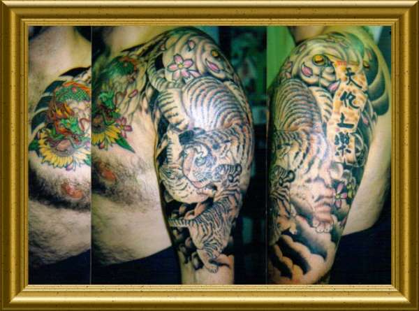 Japanese tiger tattoo