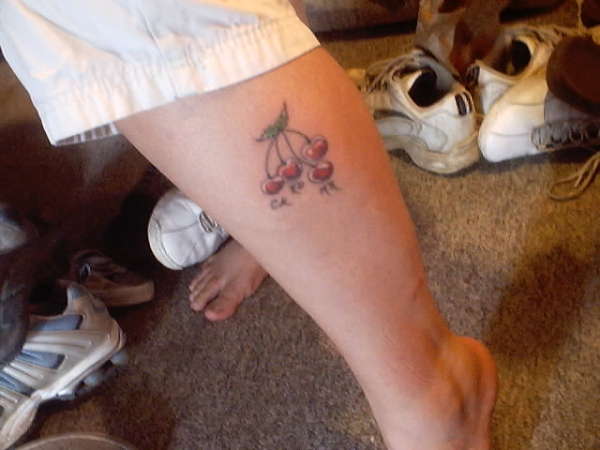 Cherries tattoo