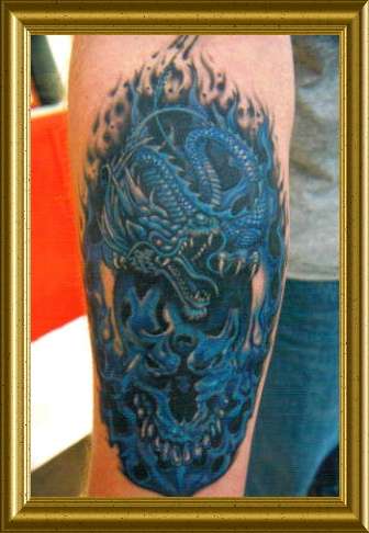 Blue Dragon tattoo