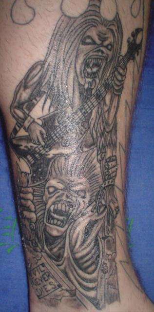 Maiden Beast tattoo